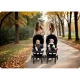 Carucior sport pentru copii, 78 x 33 x 104 cm, Nukido Paseo, Negru cu auriu Carucior sport pentru copii, 78 x 33 x 104 cm, Nukido Paseo, Negru cu auriu