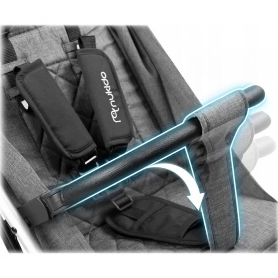 Carucior sport pentru copii, 78 x 33 x 104 cm, Nukido Paseo, Gri Carucior sport pentru copii, 78 x 33 x 104 cm, Nukido Paseo, Gri