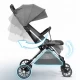 Carucior sport pentru copii, 78 x 33 x 104 cm, Nukido Paseo, Gri Carucior sport pentru copii, 78 x 33 x 104 cm, Nukido Paseo, Gri