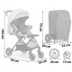 Carucior sport pentru copii, 78 x 33 x 104 cm, Nukido Paseo, Gri deschis Carucior sport pentru copii, 78 x 33 x 104 cm, Nukido Paseo, Gri deschis