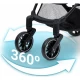 Carucior sport pentru copii, 78 x 33 x 104 cm, Nukido Paseo, Gri deschis Carucior sport pentru copii, 78 x 33 x 104 cm, Nukido Paseo, Gri deschis