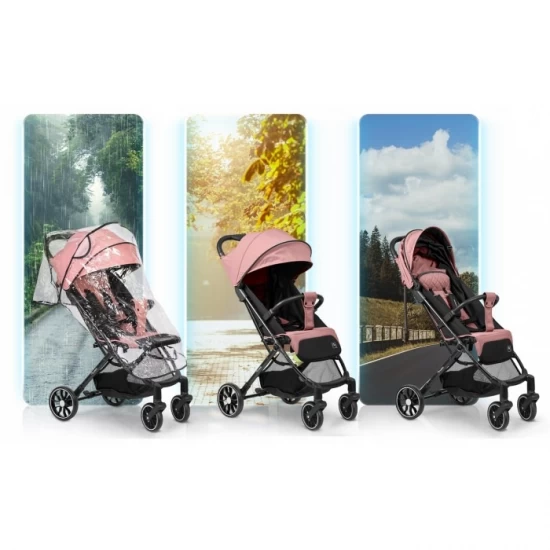 Carucior sport pentru copii, 78 x 33 x 104 cm, Nukido Paseo, Roz Carucior sport pentru copii, 78 x 33 x 104 cm, Nukido Paseo, Roz
