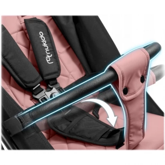 Carucior sport pentru copii, 78 x 33 x 104 cm, Nukido Paseo, Roz Carucior sport pentru copii, 78 x 33 x 104 cm, Nukido Paseo, Roz