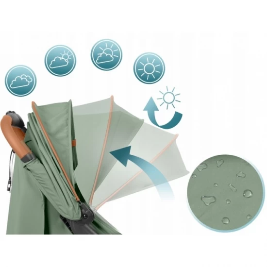 Carucior sport pentru copii, 78 x 33 x 104 cm, Nukido Paseo, Verde Carucior sport pentru copii, 78 x 33 x 104 cm, Nukido Paseo, Verde