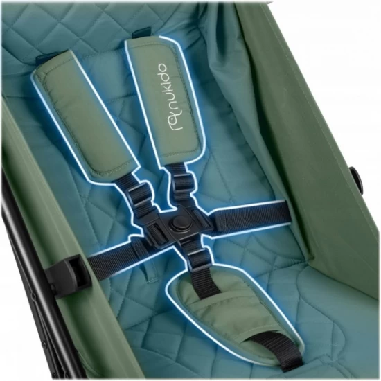 Carucior sport pentru copii, 78 x 33 x 104 cm, Nukido Paseo, Verde Carucior sport pentru copii, 78 x 33 x 104 cm, Nukido Paseo, Verde