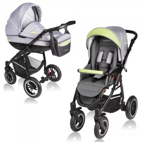 Carucior Vessanti Crooner 2 in 1 - Green/Gray Carucior Vessanti Crooner 2 in 1 - Green/Gray