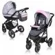 Carucior Vessanti Crooner 2 in 1 - Pink/Gray Carucior Vessanti Crooner 2 in 1 - Pink/Gray