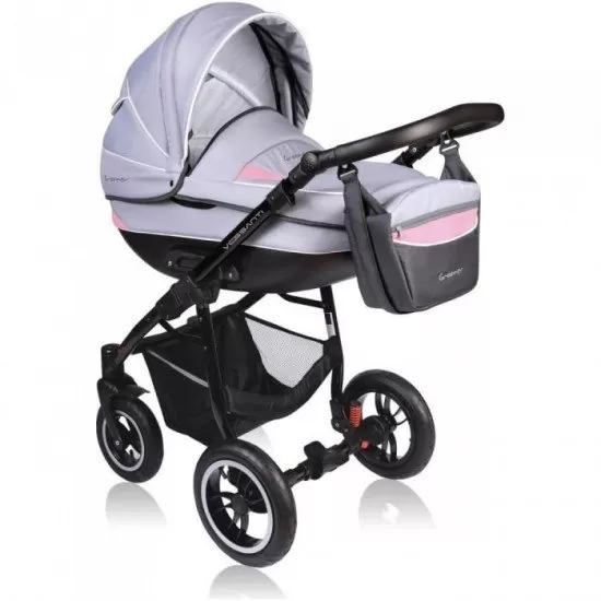 Carucior Vessanti Crooner 2 in 1 - Pink/Gray Carucior Vessanti Crooner 2 in 1 - Pink/Gray