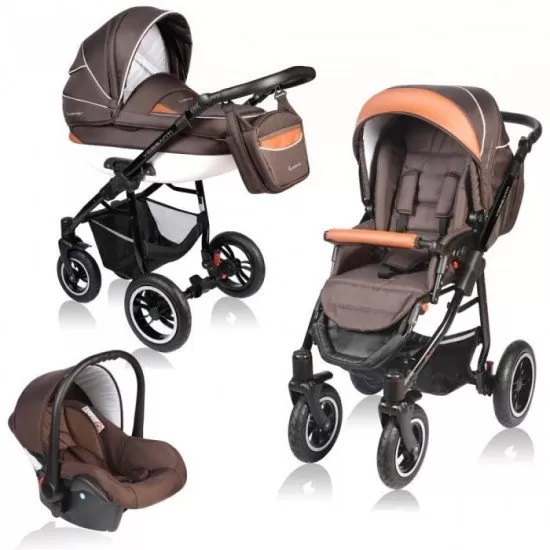 Carucior Vessanti Crooner 3 in 1 - Brown