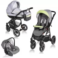 Carucior Vessanti Crooner 3 in 1 - Green/Gray