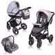 Carucior Vessanti Crooner 3 in 1 - Pink/Gray Carucior Vessanti Crooner 3 in 1 - Pink/Gray