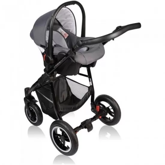 Carucior Vessanti Crooner 3 in 1 - Pink/Gray Carucior Vessanti Crooner 3 in 1 - Pink/Gray