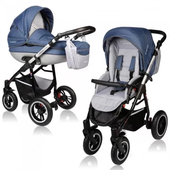 Carucior Vessanti Crooner Prestige 2 in 1 - Blue Carucior Vessanti Crooner Prestige 2 in 1 - Blue