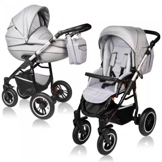 Carucior Vessanti Crooner Prestige 2 in 1 - Light Gray