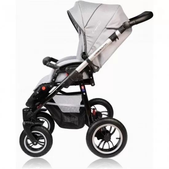 Carucior Vessanti Crooner Prestige 2 in 1 - Light Gray