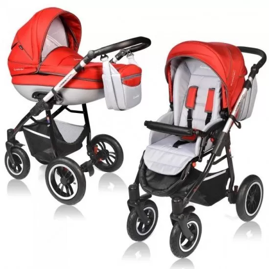 Carucior Vessanti Crooner Prestige 2 in 1 - Red Carucior Vessanti Crooner Prestige 2 in 1 - Red