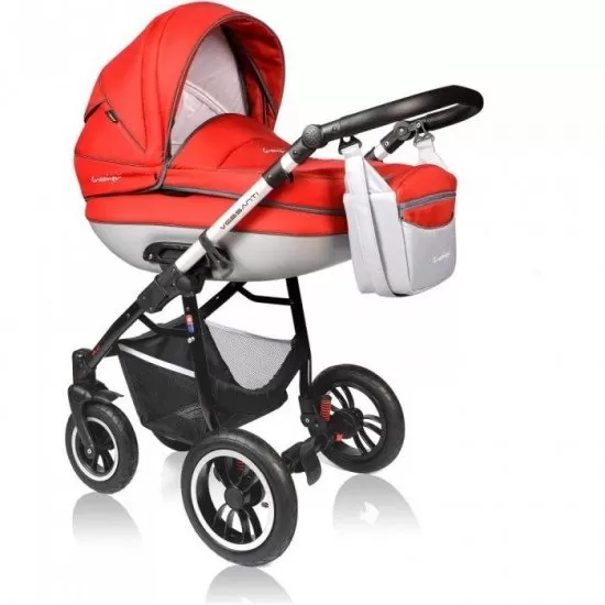 Carucior Vessanti Crooner Prestige 2 in 1 - Red Carucior Vessanti Crooner Prestige 2 in 1 - Red