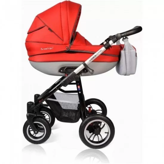 Carucior Vessanti Crooner Prestige 2 in 1 - Red Carucior Vessanti Crooner Prestige 2 in 1 - Red