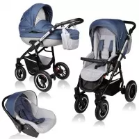 Carucior Vessanti Crooner Prestige 3 in 1 - Blue