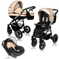 Carucior Vessanti Crooner Prestige 3 in 1 - Cream