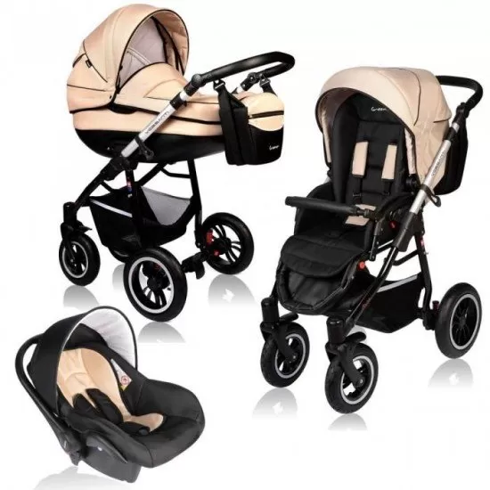 Carucior Vessanti Crooner Prestige 3 in 1 - Cream Carucior Vessanti Crooner Prestige 3 in 1 - Cream