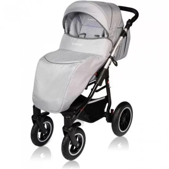 Carucior Vessanti Crooner Prestige 3 in 1 - Light Gray Carucior Vessanti Crooner Prestige 3 in 1 - Light Gray