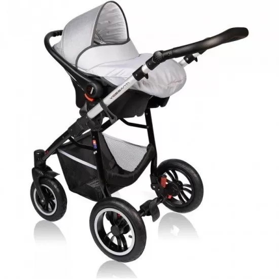 Carucior Vessanti Crooner Prestige 3 in 1 - Light Gray Carucior Vessanti Crooner Prestige 3 in 1 - Light Gray
