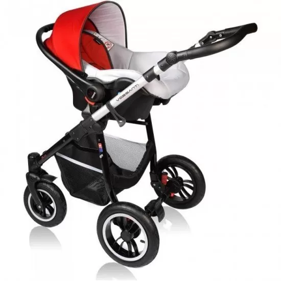 Carucior Vessanti Crooner Prestige 3 in 1 - Red Carucior Vessanti Crooner Prestige 3 in 1 - Red