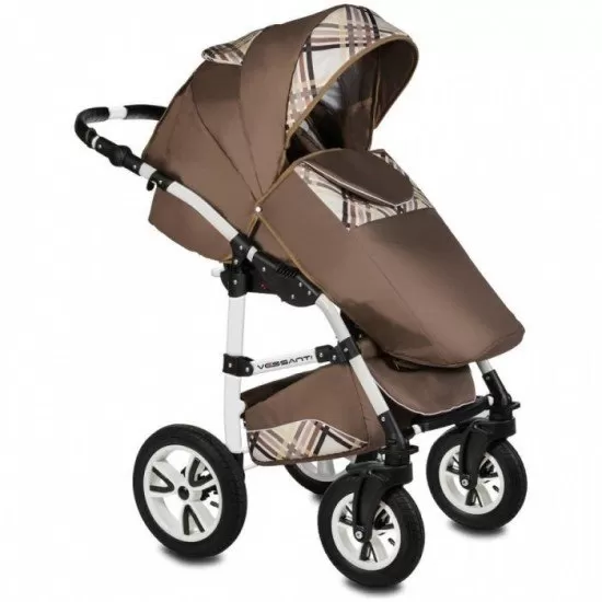 Carucior Vessanti Flamingo Easy Drive 3 in 1 - Brown Carucior Vessanti Flamingo Easy Drive 3 in 1 - Brown