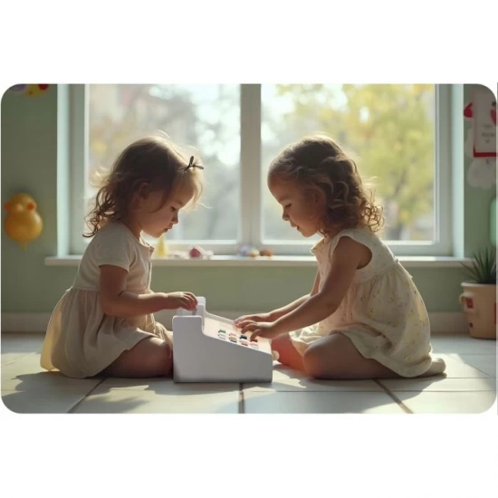 Casa de marcat din lemn pentru copii Nukido NK-863 Casa de marcat din lemn pentru copii Nukido NK-863