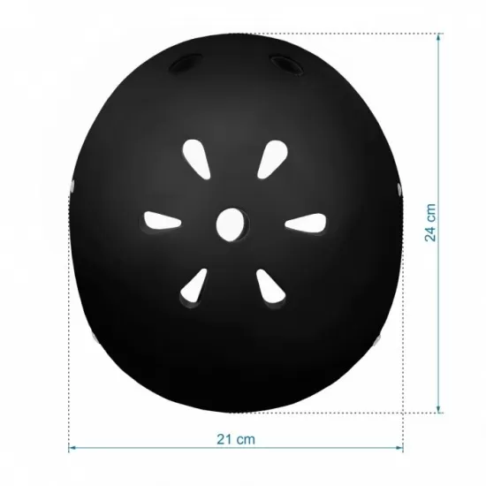 Casca de protectie pentru copii Kidwell ORIX II, marimea M 52-56 cm - Black Mat Casca de protectie pentru copii Kidwell ORIX II, marimea M 52-56 cm - Black Mat