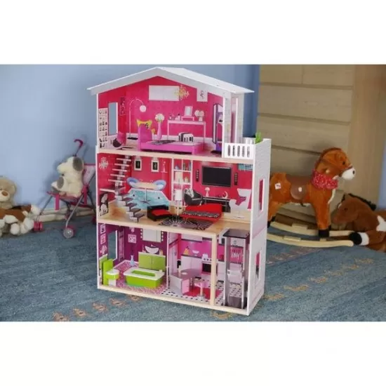 Casuta papusi de basm Malibu Ecotoys