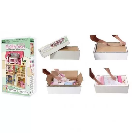 Casuta papusi de basm zmeurica 4109 Ecotoys Casuta papusi de basm zmeurica 4109 Ecotoys