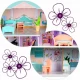 Casuta de papusi din lemn cu 3 etaje, mobilier inclus, 60 x 24 x 70 cm, Ricokids RK-878 - Roz Casuta de papusi din lemn cu 3 etaje, mobilier inclus, 60 x 24 x 70 cm, Ricokids RK-878 - Roz