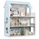 Casuta de papusi din lemn cu 3 etaje, mobilier inclus, 60 x 24 x 70 cm, Ricokids RK-878 - Albastru deschis Casuta de papusi din lemn cu 3 etaje, mobilier inclus, 60 x 24 x 70 cm, Ricokids RK-878 - Albastru deschis
