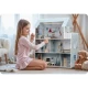Casuta de papusi din lemn cu 3 etaje, mobilier inclus, 60 x 24 x 70 cm, Ricokids RK-878 - Albastru deschis Casuta de papusi din lemn cu 3 etaje, mobilier inclus, 60 x 24 x 70 cm, Ricokids RK-878 - Albastru deschis