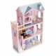 Casuta de papusi din lemn cu 3 etaje si mobilier Ecotoys