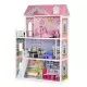 Casuta de papusi din lemn cu mobilier XXL Ecotoys Casuta de papusi din lemn cu mobilier XXL Ecotoys