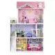 Casuta de papusi din lemn cu mobilier XXL Ecotoys Casuta de papusi din lemn cu mobilier XXL Ecotoys