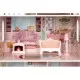 Casuta de papusi inalta din lemn cu mobilier Ecotoys D8112 Casuta de papusi inalta din lemn cu mobilier Ecotoys D8112