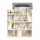 Casuta de papusi inalta din lemn cu mobilier Ecotoys W06A392 Casuta de papusi inalta din lemn cu mobilier Ecotoys W06A392