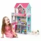 Casuta de papusi inalta din lemn cu mobilier si gradina Ecotoys Casuta de papusi inalta din lemn cu mobilier si gradina Ecotoys