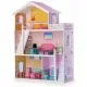 Casuta din lemn pentru papusi cu 3 etaje, mobilier si terasa Ricokids 7830 - Roz Casuta din lemn pentru papusi cu 3 etaje, mobilier si terasa Ricokids 7830 - Roz