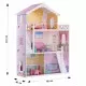 Casuta din lemn pentru papusi cu 3 etaje, mobilier si terasa Ricokids 7830 - Roz Casuta din lemn pentru papusi cu 3 etaje, mobilier si terasa Ricokids 7830 - Roz