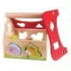 Casuta din lemn cu cuburi Ecotoys Casuta din lemn cu cuburi Ecotoys
