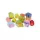 Casuta din lemn cu cuburi Ecotoys Casuta din lemn cu cuburi Ecotoys