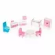 Casuta pentru papusi cu mobilier Ecotoys W06A139 Casuta pentru papusi cu mobilier Ecotoys W06A139