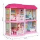 Casuta pentru papusi cu mobilier si LED-uri Ecotoys HC507651 Casuta pentru papusi cu mobilier si LED-uri Ecotoys HC507651