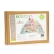 Centru de activitate orasel educational cu blocuri din lemn 121 piese Ecotoys Centru de activitate orasel educational cu blocuri din lemn 121 piese Ecotoys