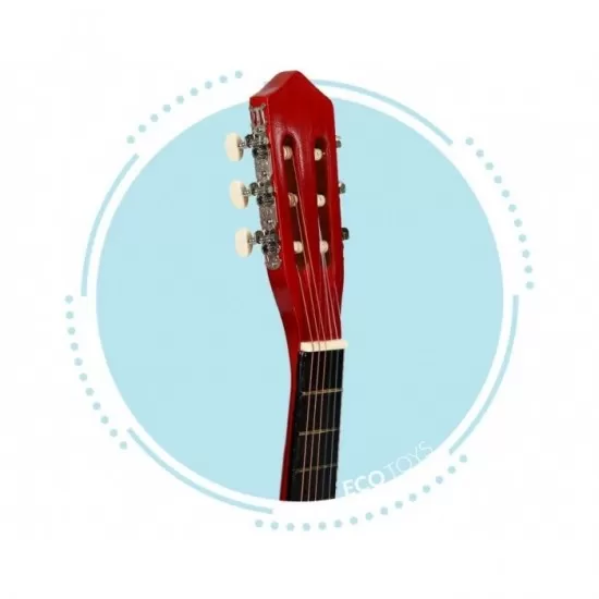 Chitara din lemn cu 6 corzi pentru copii, 76 cm, Ecotoys HX18022-30N Chitara din lemn cu 6 corzi pentru copii, 76 cm, Ecotoys HX18022-30N
